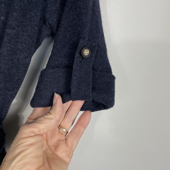 Mercer & Madison Sweater Women's L Navy Lambswool Angora Rabbit Career - Picture 10 of 10